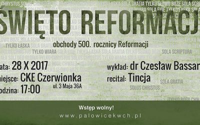 Święto Reformacji 28.10.2017